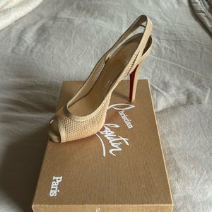 Women’s Christian Louboutin Napa leather heels
